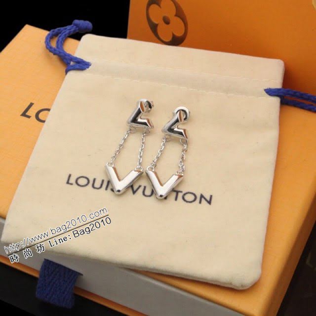 Louis Vuitton新款飾品 路易威登Volt耳釘 LV字母吊墜耳環  zglv1860